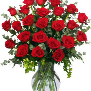 Classic Rose Arrangement 24 Radiant Roses